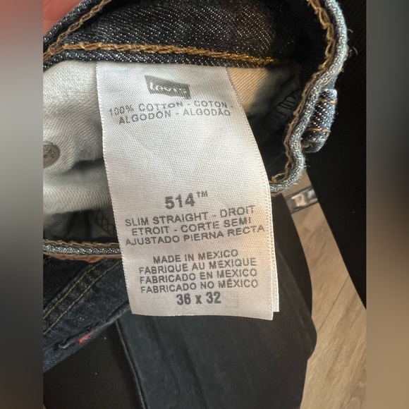 Men’s Levi Strauss 514 Slim Straight 36” x 32” - Picture 5 of 5